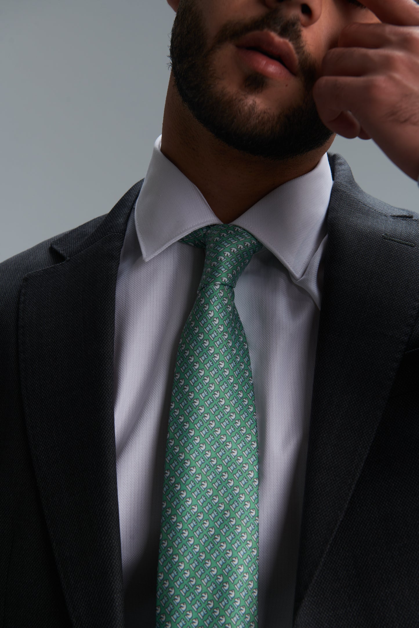 Chess Green Tie
