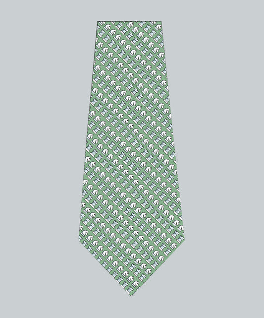 Chess Green Tie